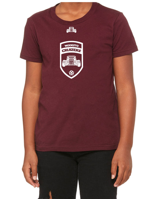 Cruizers Youth Jersey T-Shirt - Maroon